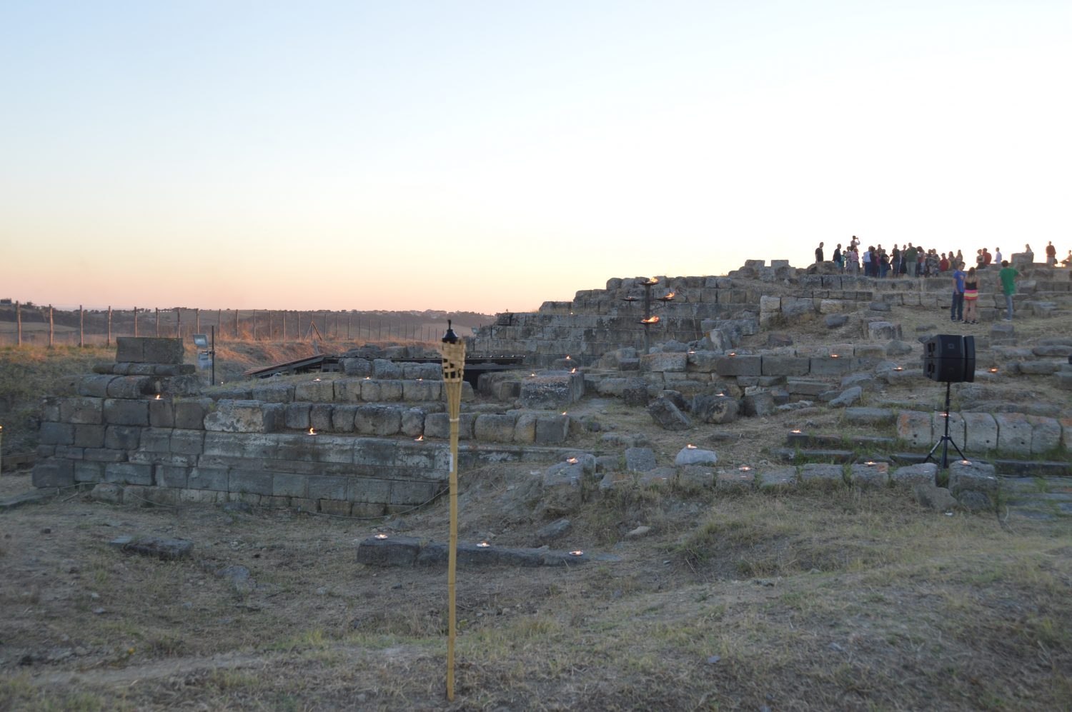 ASPETTANDO SAPERE&SAPORE, TRAMONTO AL TEMPIO